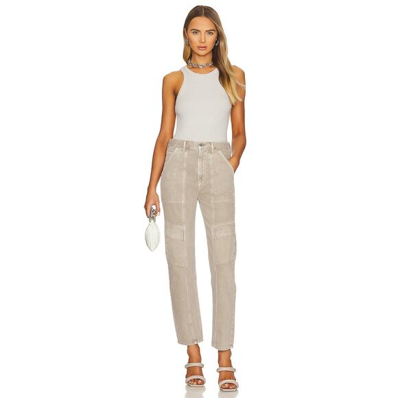 Agolde Cooper Cargo Womens Jeans In Drab Wash NOWT